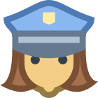 Mujer policía icon