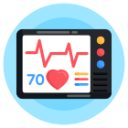 Electrocardiogram icon