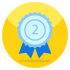 2nd Position Badge icon