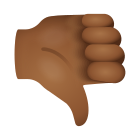 Thumbs Down Medium Dark Skin Tone icon