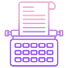 Typewriter icon