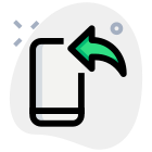 Reply on mobile instant messenger function layout icon