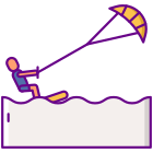 Kiteboard icon