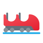 Autovettura Roller Coaster icon