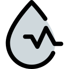 Blood saturation monitor isolated on a white background icon