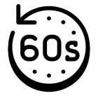 Última 60 Sec Filled icon