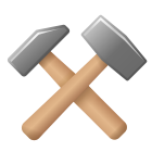 Hammer und Spitzhacke icon