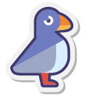 Papageitaucher Vogel icon