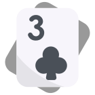 50 Three of Clubs icon