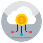 Cloud Earning icon