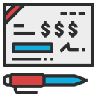 Bank Check icon