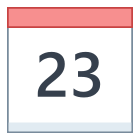 Calendrier 23 icon