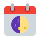 calendário lunar icon