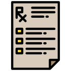 prescripción-médica-externa-hospitalaria-y-asistencia-sanitaria-xnimrodx-color-lineal-xnimrodx icon