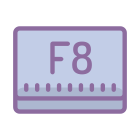 F8 Key icon