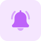 Reminder ringing alarm symbol isolated on white background icon