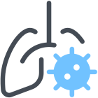 enfermedad pulmonar icon
