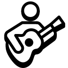 Guitarist icon