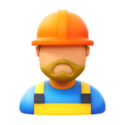 Worker Beard icon