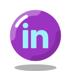 LinkedIn im Kreis icon