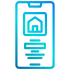 外部应用程序房地产-xnimrodx-线性梯度-xnimrodx icon