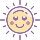 soleil souriant icon