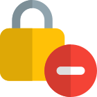 Remove digital access protocol security from the network icon