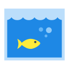 acuario rectangular icon