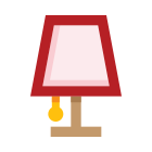 Bedside lamp icon