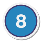 实心圈8 icon