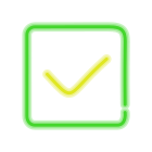 Ausgefüllte Checkbox icon