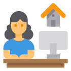 Working at Home icon