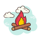 Campfire icon