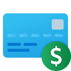 Bankkarte Dollar icon