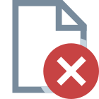 Delete File icon