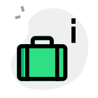 Information of your luggage is being checked icon