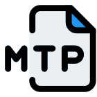 An MTP file is a pattern created by MadTracker an audio tracking program icon