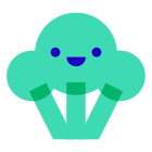 Broccoli Kawaii icon