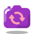 Cambia fotocamera icon