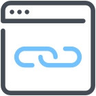 lien hypertexte icon