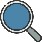 Magnifying icon