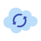 Sincronizzazione cloud icon