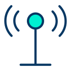 antenna-esterna-notizie-kiranshastry-lineal-color-kiranshastry icon