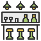 service-bar-hotel-externe-becris-couleur-linéaire-becris icon