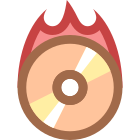 Burn CD icon