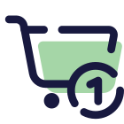 Shopping Cart With Money icon