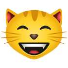 Grinning Cat With Smiling Eyes icon