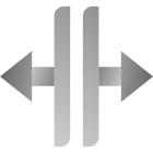 Horizontal teilen icon