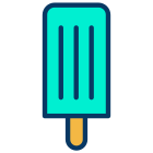 外部アイスキャンディー食品キランシャストリー線形カラーキランシャストリー icon