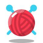 Bola de hacer punto icon